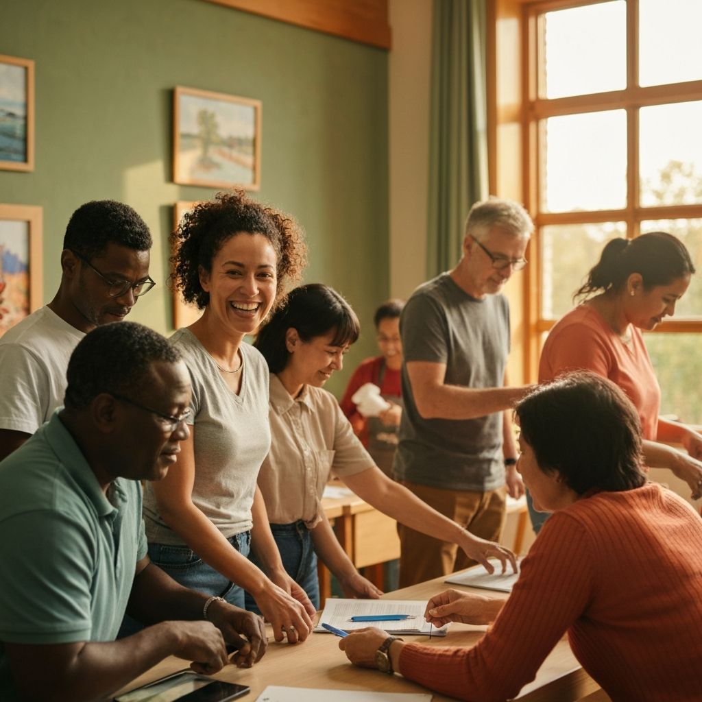 Community helping together